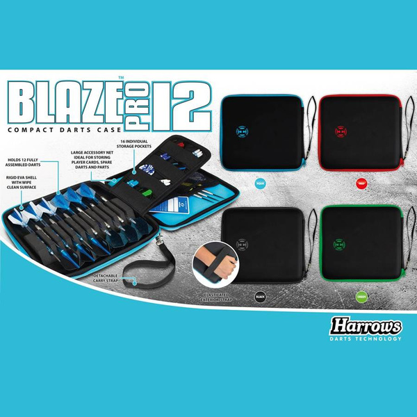Pokrowiec na rzutki Harrows BLAZE PRO 12 Case, zielony