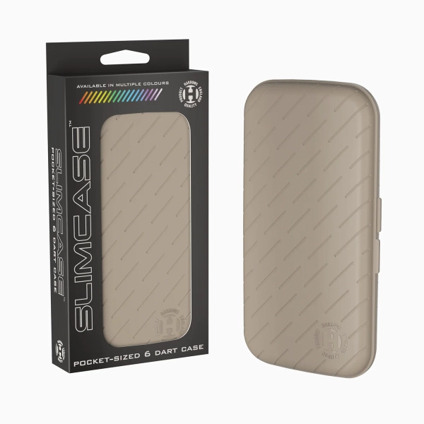 Pokrowiec na rzutki Harrows SLIMCASE 6 STONE GREY beżowy